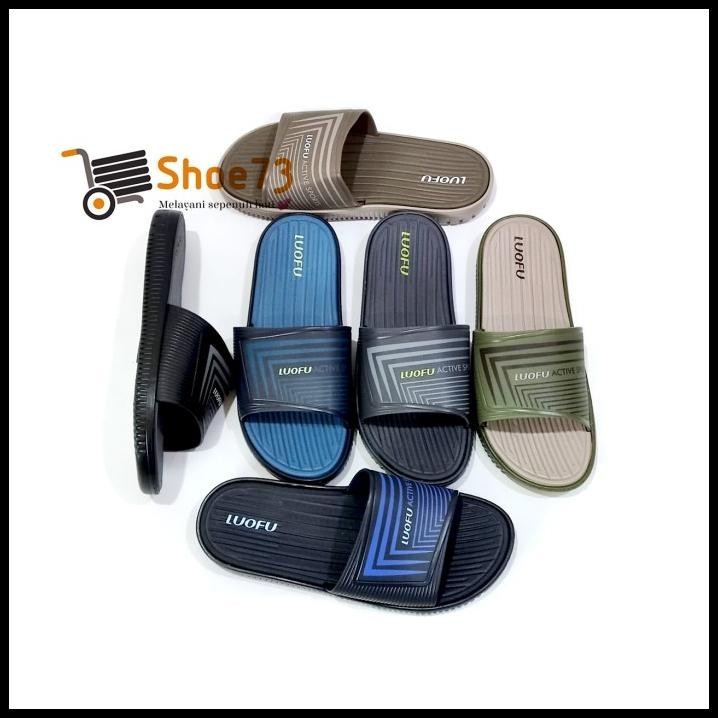 LUOFU E 6168 H - E04 SIZE 40-44 L SANDAL SELOP JELLY PRIA