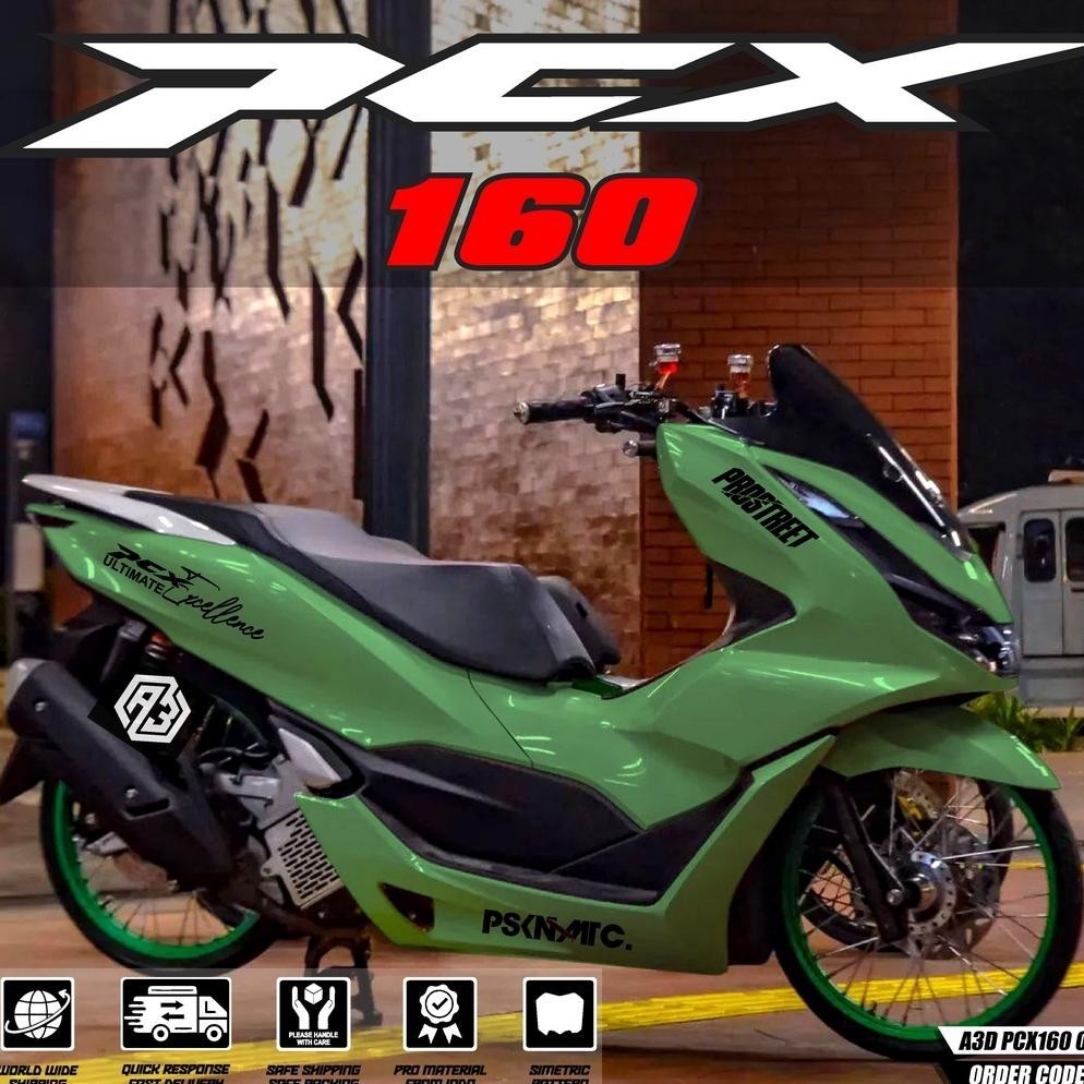 Decal Sticker PCX 160 2021 Fullbody - Dekal PCX 160 New Decal Sticker Honda PCX 160 2021 atriplegrap