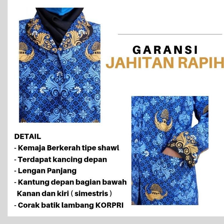 Premium Baju Korpri Terbaru 2022 / Baju Korpri Pria / Baju Korpri Wanita / Seragam Korpri / Seragam 