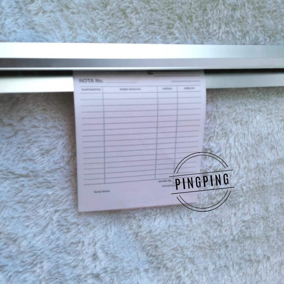 

rf-45 Bill Holder/ Receipt Holder/ Capitan Nota Stainless/Bill Holder/ Receipt Holder/ Capitan Nota Stainless 45x6 cm/60*6cm/90*6cm/Penjepit Kertas Bon Bill Tab Grabber Aluminum Bill Holder Restaurant Getra Cafe Premium