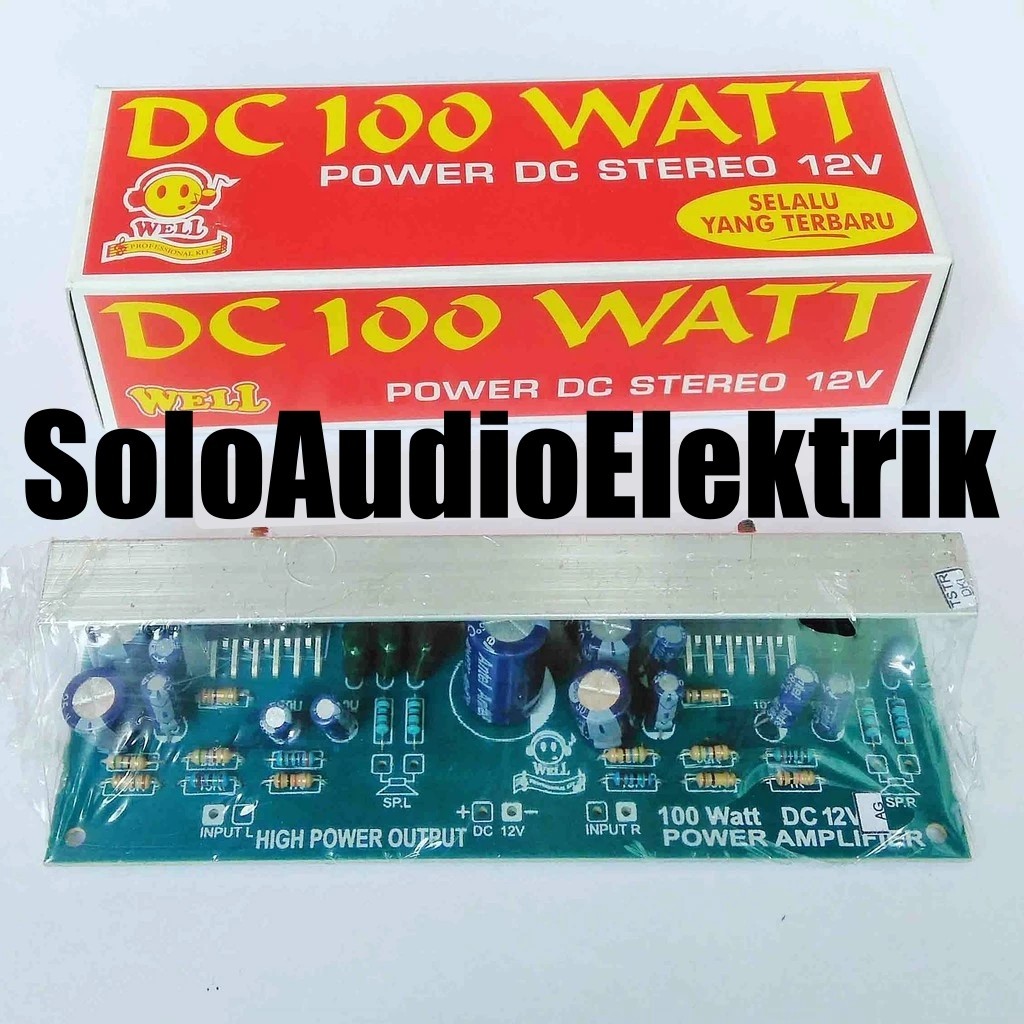Kit Power Amplifier TDA 100 Watt DC Stereo