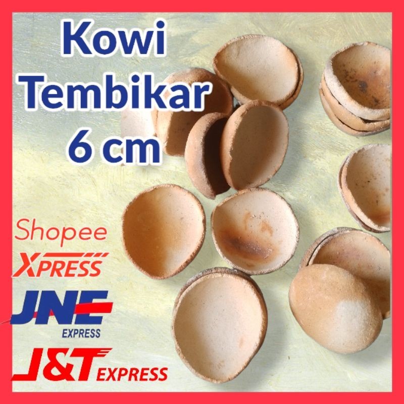 Kowi | Tembikar | Emas | Padang 5,5 cm Jumlah 30 pcs