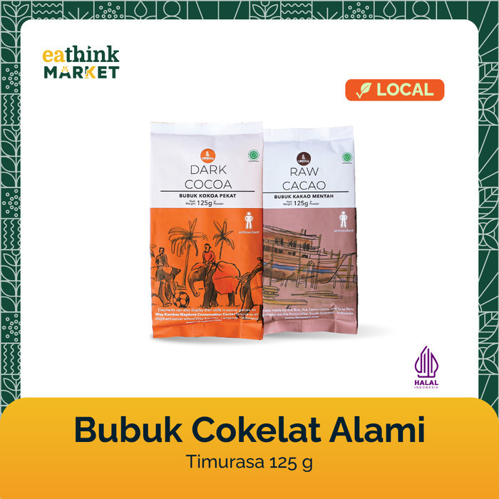 

Bubuk Cokelat Cocoa Powder Lokal Bebas Susu - Timurasa 125 g K01