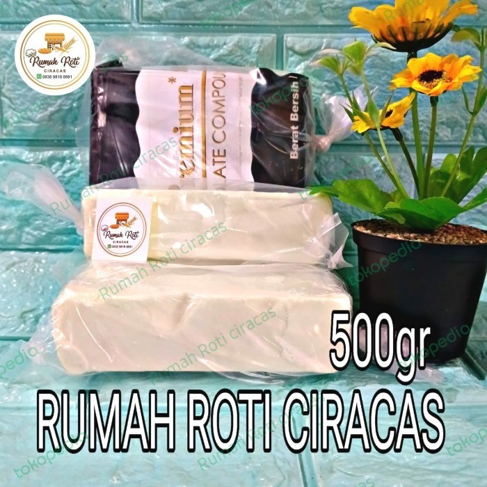 

MARCOLADE PREMIUM COKELAT COMPOUND WHITE CHOCOLATE REPACK 500GR DCC K01