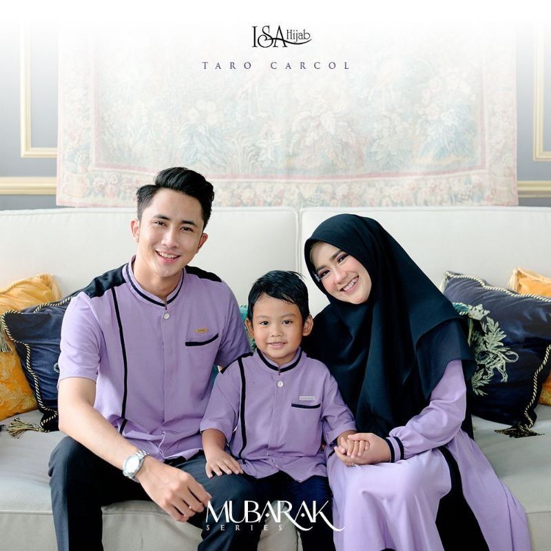 GAMIS ANAK MOTIF POLOS/Mubarak series by isa hijab