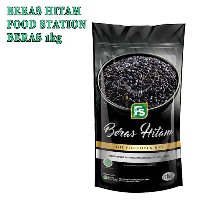 

BERAS HITAM FOOD STATION 1KG* BERAS K01