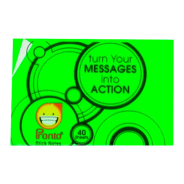 

Pronto - Stick Notes 4050 Warna Fluorescent Green