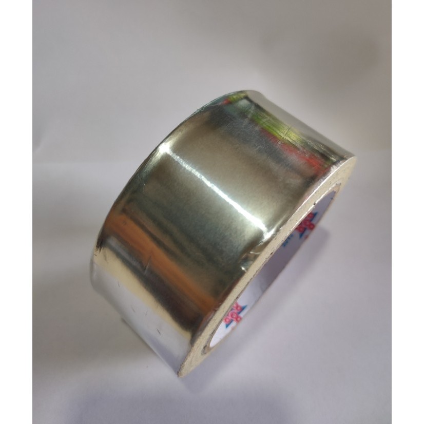 

LAKBAN ALUMINIUM FOIL TAPE 2" X 21M ALUMUNIUM TAPE TAHAN PANAS