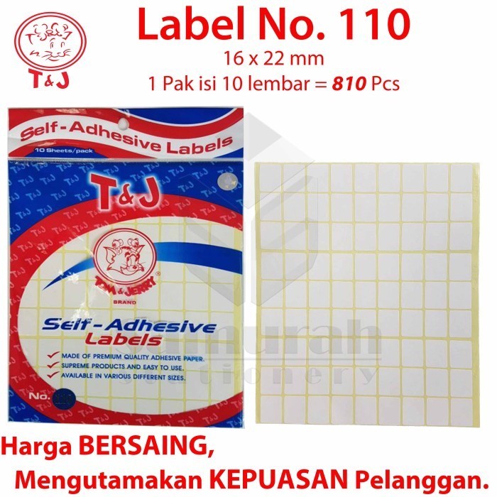 LABEL STIKER TOM & JERRY / STICKER TJ 99 103 105 108 109 112 121 125