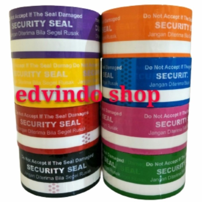 

LAKBAN PRINTING / SECURITY SEAL 4T "JANGAN DITERIMA BILA SEGEL RUSAK
