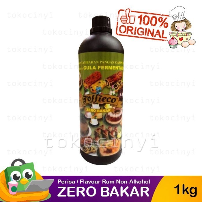 

Toffieco / Toffieko Pasta Perisa & Pewarna - Zero Bakar / Rum 1Kg