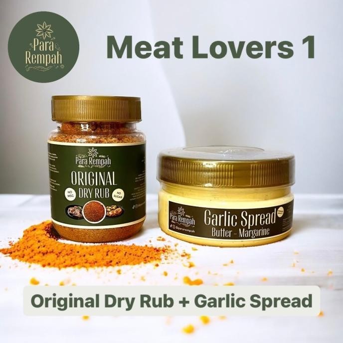 

Paket Bumbu STEAK : Dry Rub + Butter Margarine Para Rempah Bumbu Dapur HTS