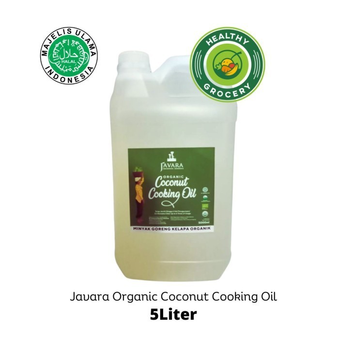 

Javara Organic Coconut Cooking Oil 5Liter / Minyak Goreng Kelapa