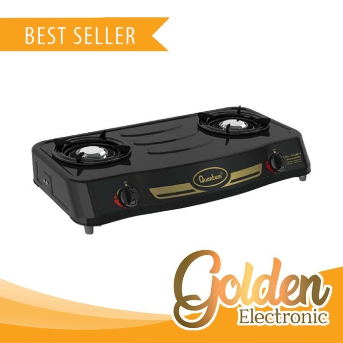 Diskon Kompor Gas 2 Tungku Quantum Qgc-201Dmp-B / Qgc 201 Dmpb / Qgc-201Dmpb