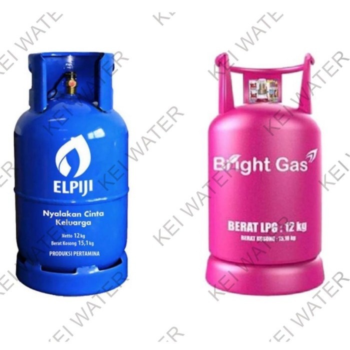 Promo Tabung Gas Elpiji Lpg 12 Kg Pink Bright Gas (Tabung + Isi)