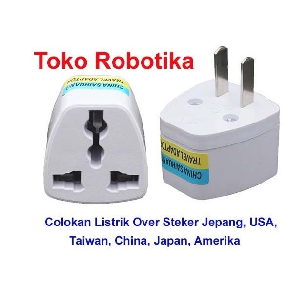 COLOKAN LISTRIK OVER STEKER JEPANG JAPAN ADAPTER PLUG TAIWAN CHINA