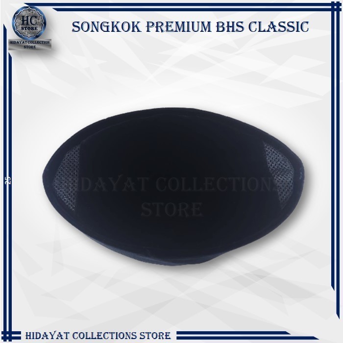 Songkok Hitam Bhs Classic Ac Songkok Bhs Premium Original