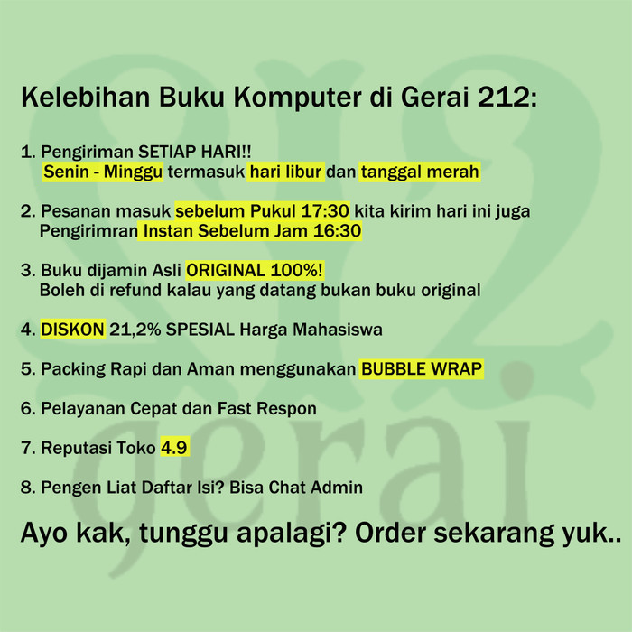 

Buku Kalkulus Untuk Perguruan Tinggi Mhd Daud Pinem
