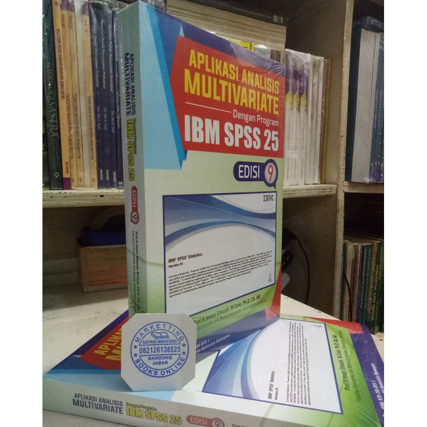 

Aplikasi Analisis Multivariate Ibm Spss 25 Plus Cd. .Imam Ghozali.