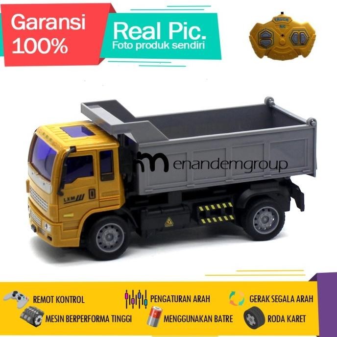Mainan Mobil Remot Kontrol RC Dump Truk Max