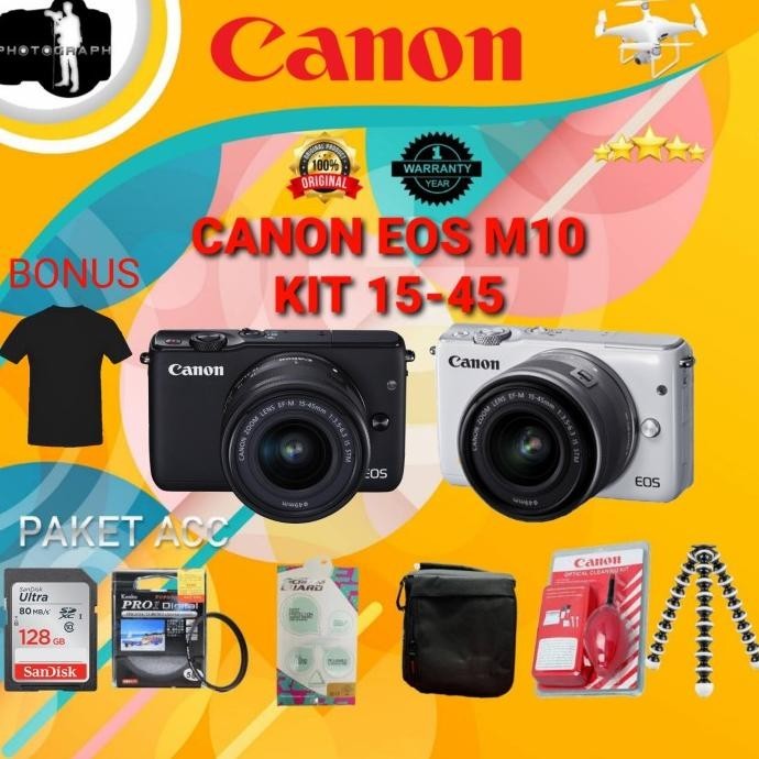 CANON EOS M10 KIT 15-45MM / KAMERA CANON EOS M10 KIT / CANON M10