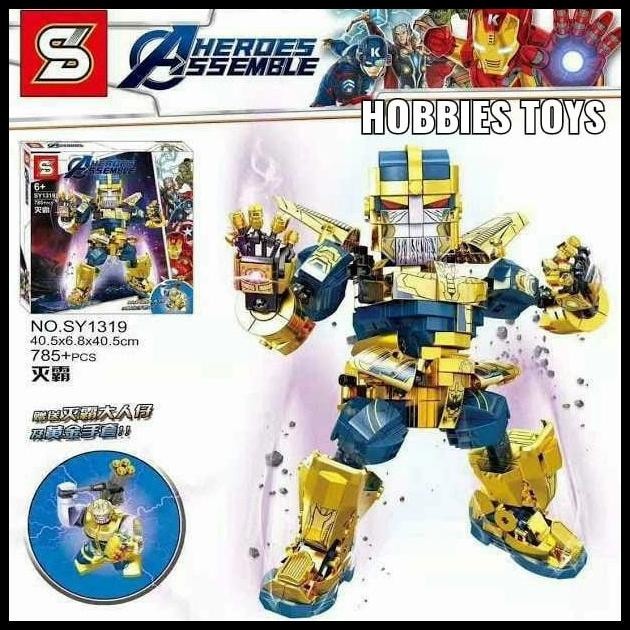 SY1319 BRICK LEGO THANOS AVENGERS END GAME INFINITY WAR SY 1319