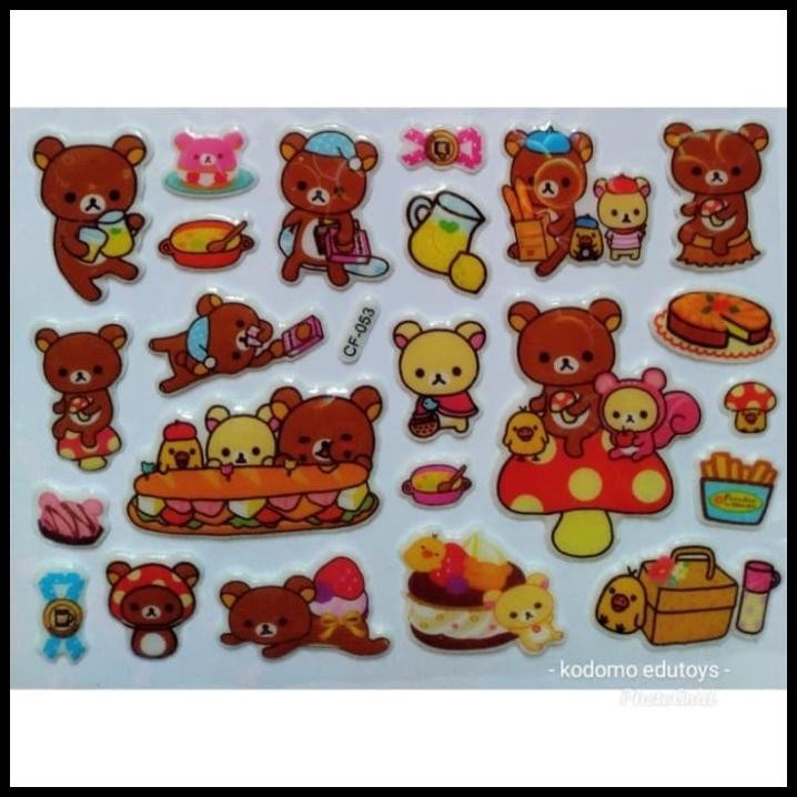 

HOT DEAL STICKER STIKER ANAK TIMBUL RILAKKUMA 2141 !!!!!!!