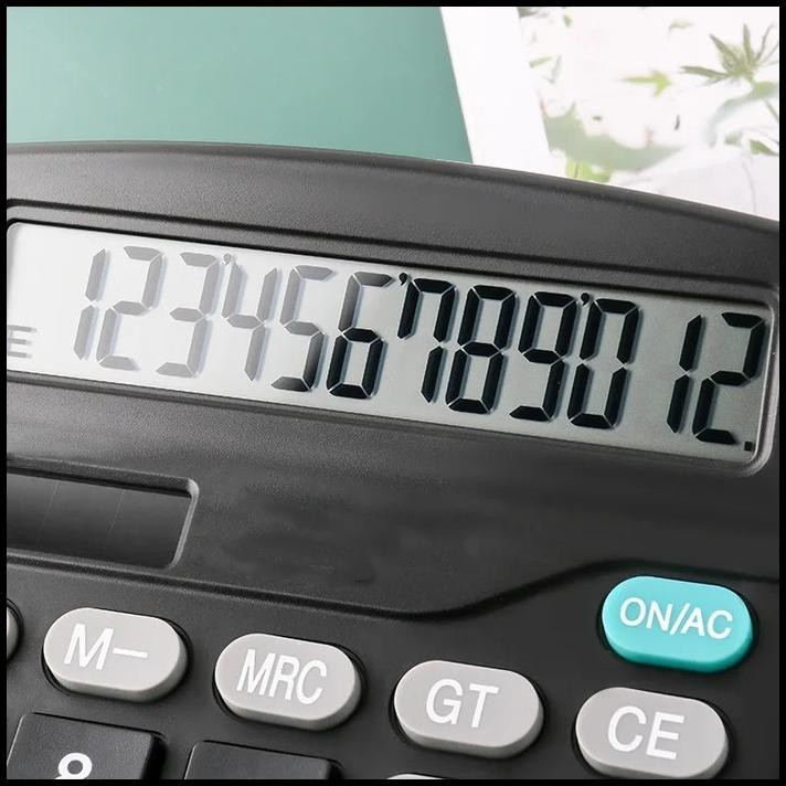 

TERMURAH KALKULATOR ELEKTRONIK SOLAR CALCULATOR 12 DIGIT KK 837 12S BLACK