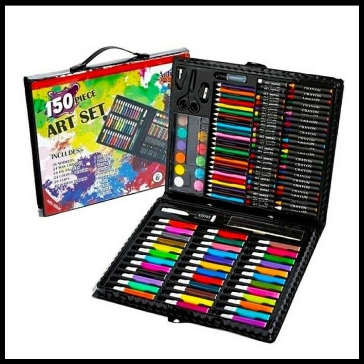 

BEST DEAL ALAT TULIS SET CRAYON COLOURING - PENSIL WARNA CRAYON 1SET 150PCS - BC !!!