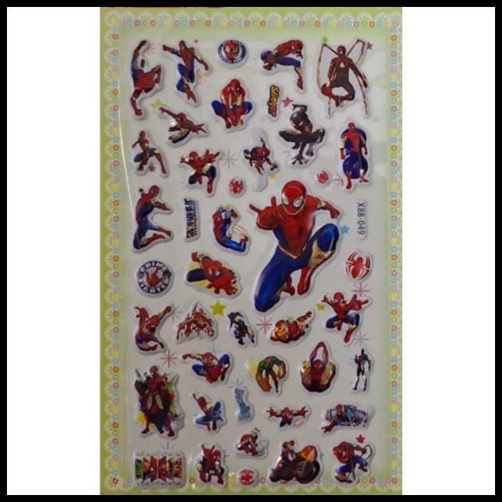

TERMURAH STIKER STICKER ANAK TIMBUL SPIDERMAN 2991