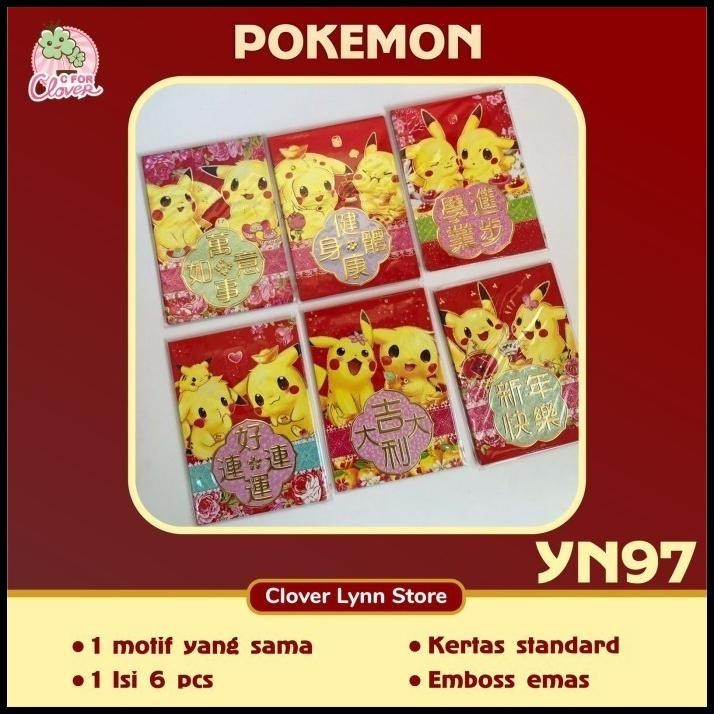 

BEST DEAL ANGPAO POKEMON IMLEK HONGPAO KARAKTER LUCU MURAH !!!!!