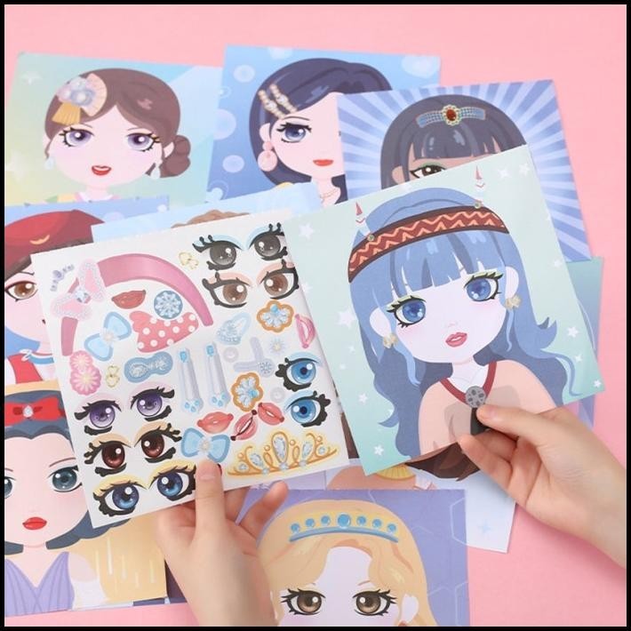 

TERMURAH DIY BUKU STIKER EKSPRESI GIRL CHANGE MAKEUP STIKER KETRAMPILAN DEKORAS !!
