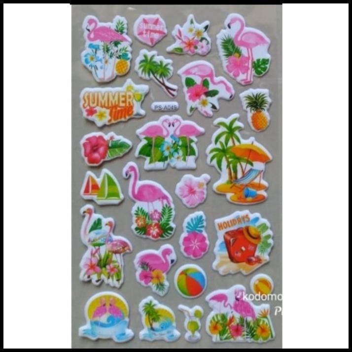 

HOT DEAL STICKER STIKER ANAK TIMBUL FLAMINGO 2901 !!