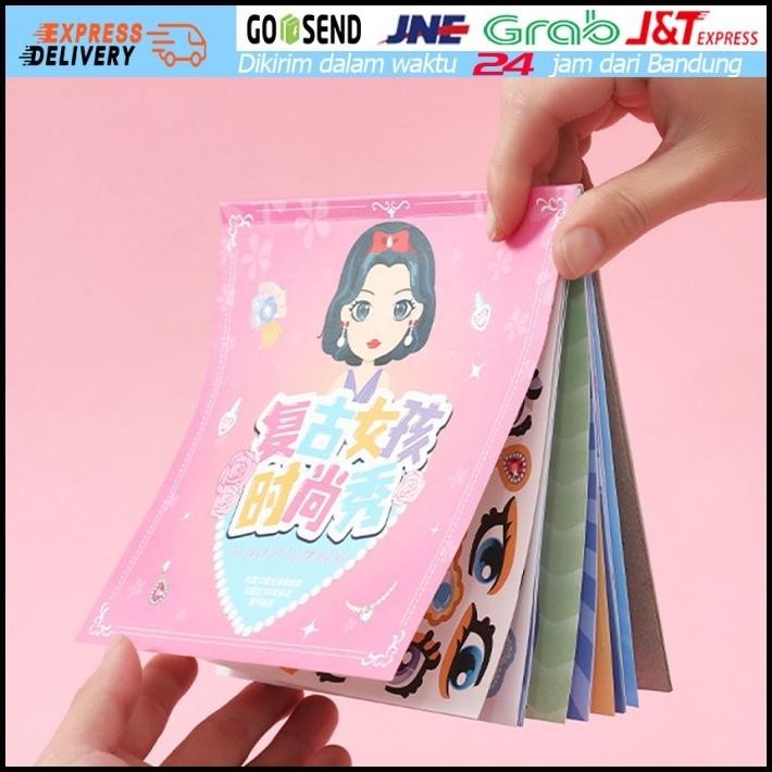 

GRATIS ONGKIR MAINAN STIKER GANTI MUKA STIKER EKSPRESI GIRL CHANGE MAKEUP STIKER