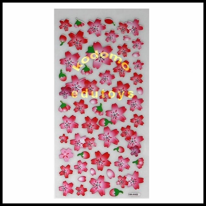 

TERBARU STICKER STIKER ANAK TIMBUL BUNGA FLOWER 2780 !!!!!