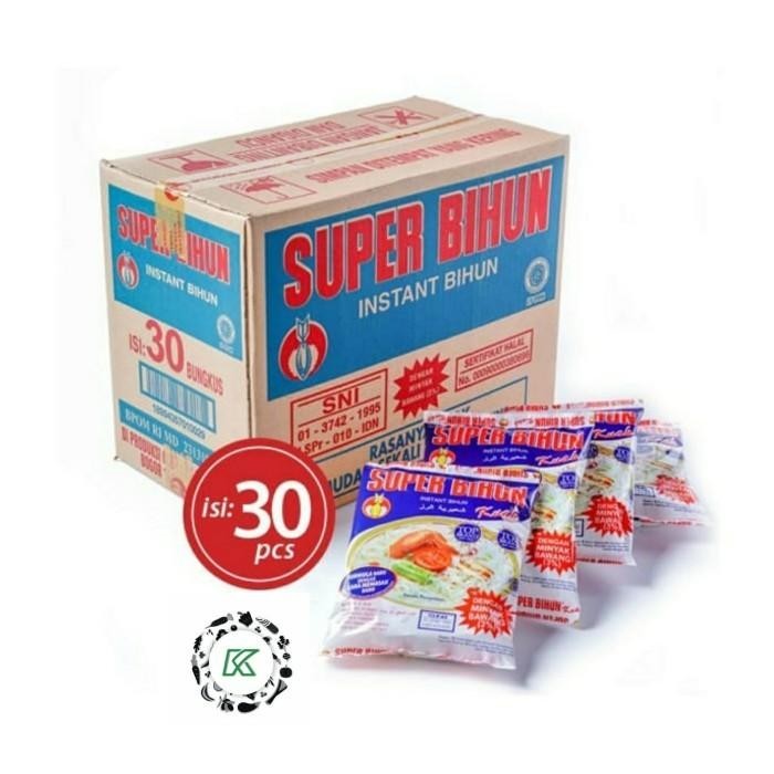 

Super Bihun Kuah Per Dus Isi 30 Gojek