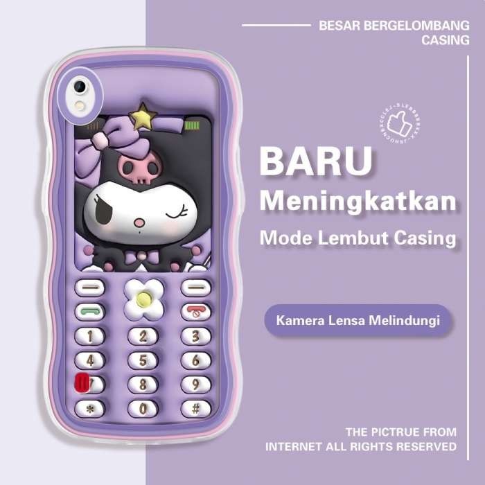 Samsung A10 Untuk Phone Case Hp Casing Soft Handphone Kuromi Virtual