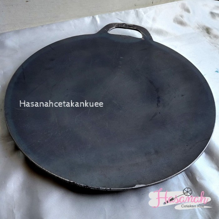 Wajan Kuali Ggorengan Martabak Telor Plat Besi Baja Tebal 60 Cm