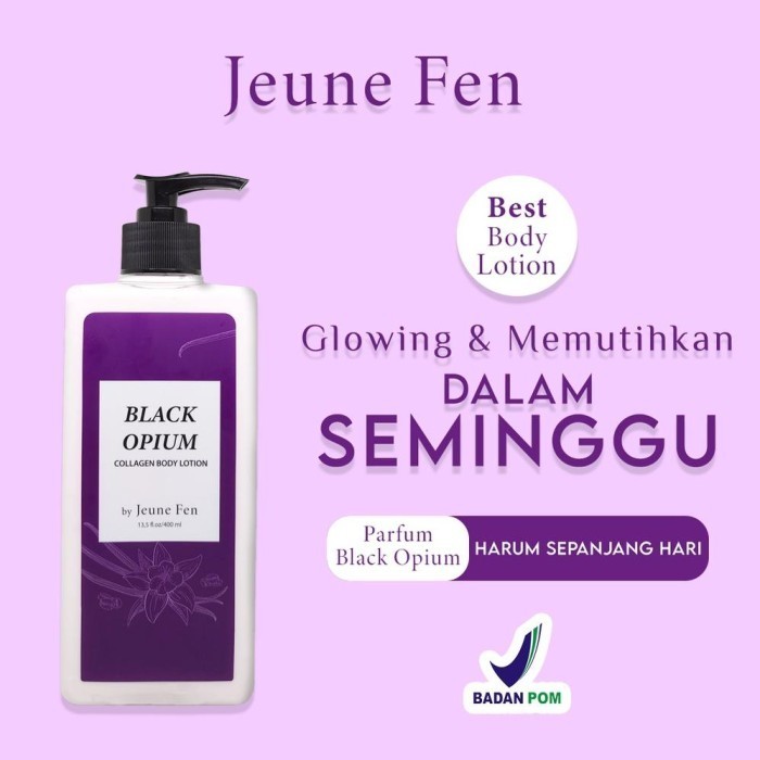  Bpom Jeune Fen Bla Opium Collagen Body Lotion Brightening