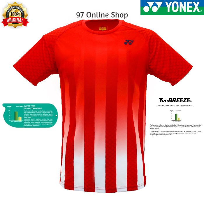 Kaos Badnton / Jersey Yonex Nion Edition 1807 Coc Fiery Red