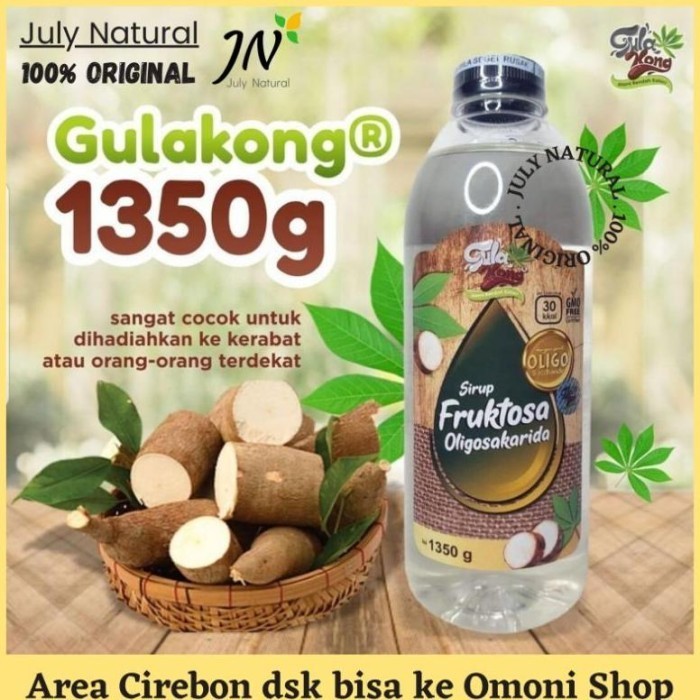 

Gulakong Gula Singkong Organik 1350Gr / Gula Cair Aman Untuk Diabetes - Adelineez