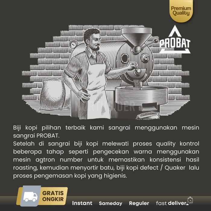 

Northsider Kopi Arabika Brazil Santos Natural Coffee 100G