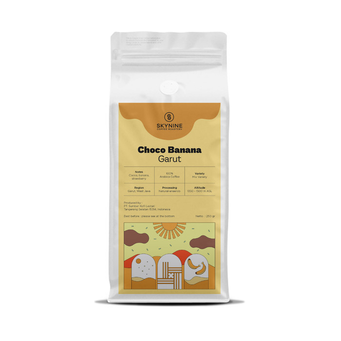 

Kopi Arabika Choco Banana Garut Natural Anaerob Roasted Bean 250 Gr