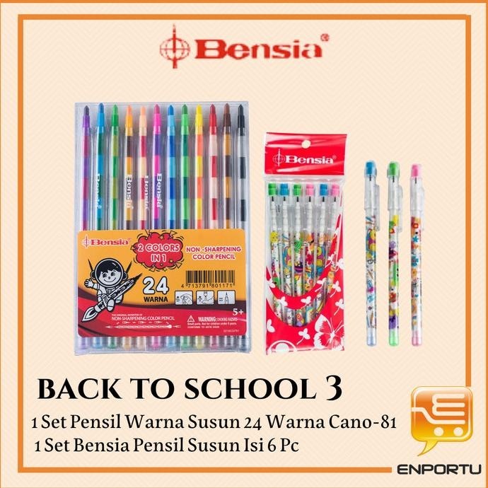 

Diminati! Paket Back To School 3 / Set Alat Tulis Dan Pensil Warna Susun ~Ctz Berkualitas