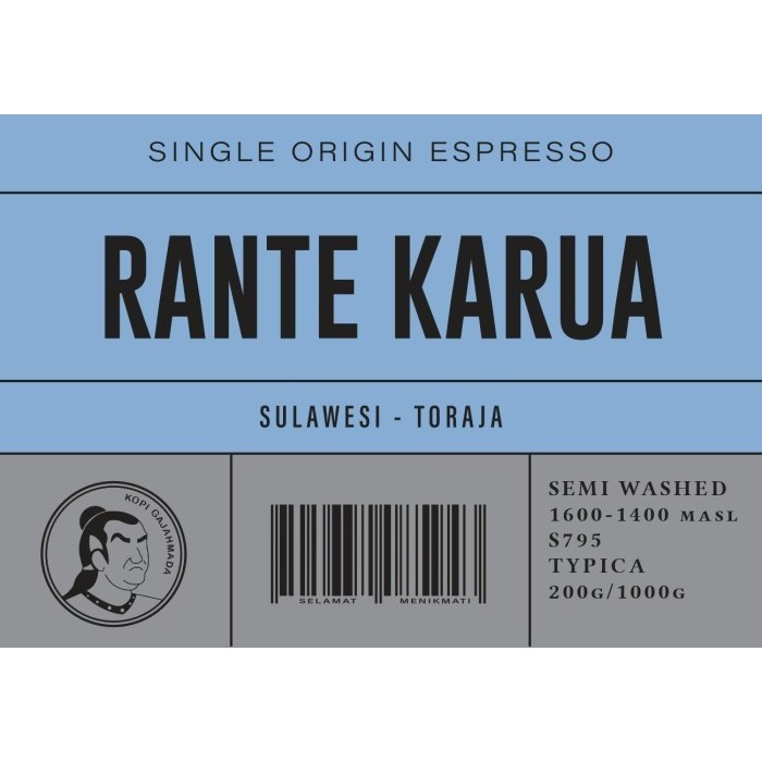 

Rante Karua Single Origin Espresso 1 Kg