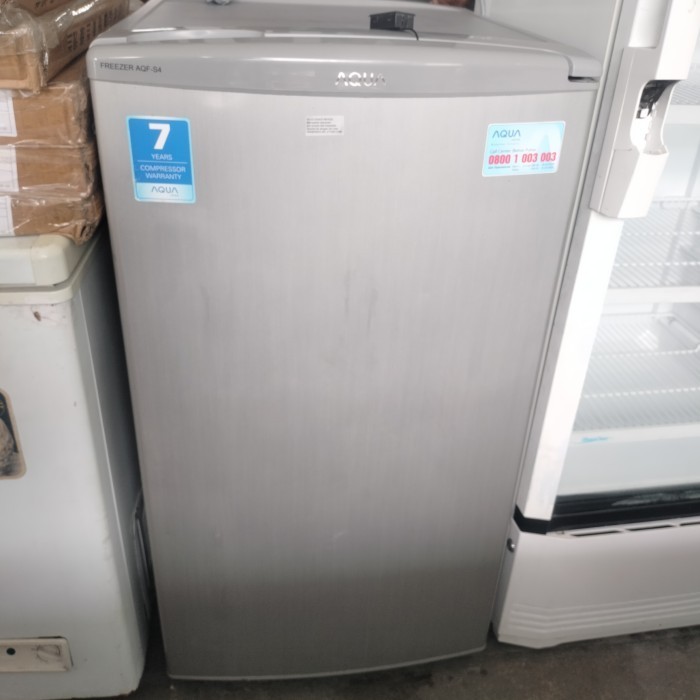 STANDING FREEZER ASI 4 RAK AQUA AQF-S4, 160 L, 250 W, SECOND, BANDUNG.