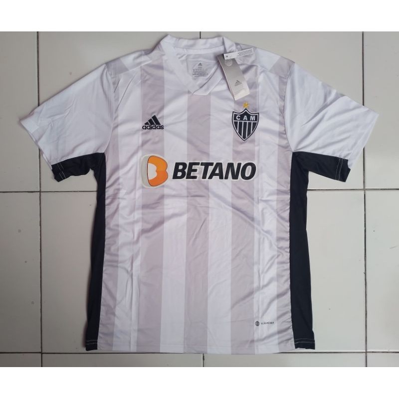 Jersey Liga Brazil Atletico Mineiro putih Grade ori