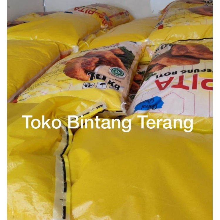 

Tepung Panir / Roti Merk Pita Kuning 1 Bal Ball Sak 10 Kg Panko Kriukz