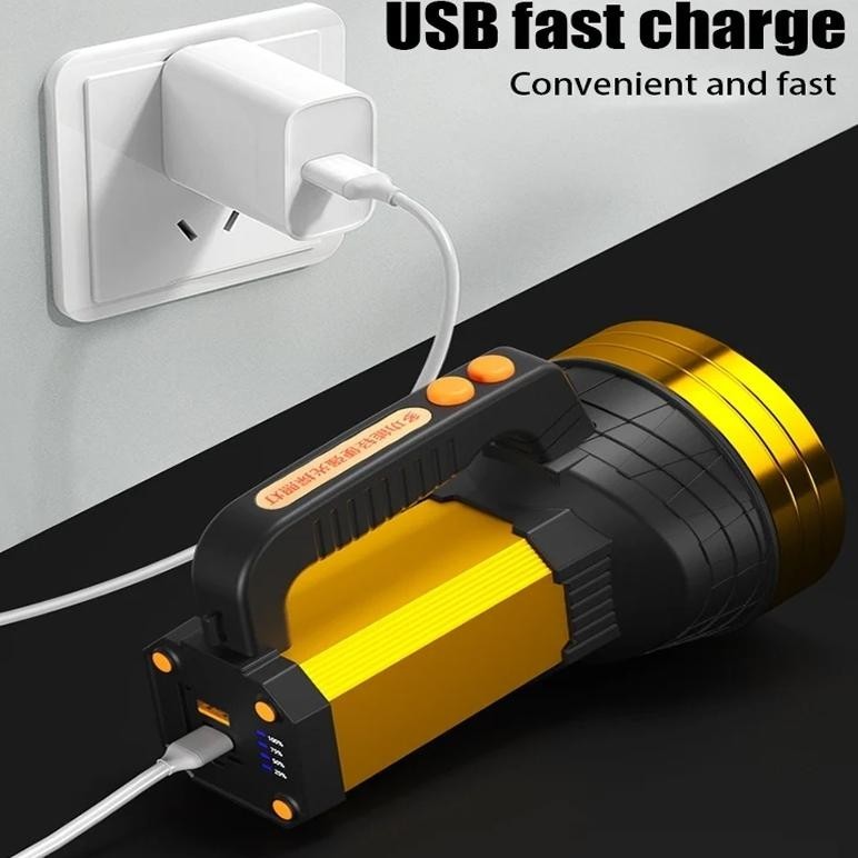 RTY Anbolt-Toko bendera Senter LED Super Terang 100000lm Multifungsi Tahan Air Senter Jarak Jauh Tah