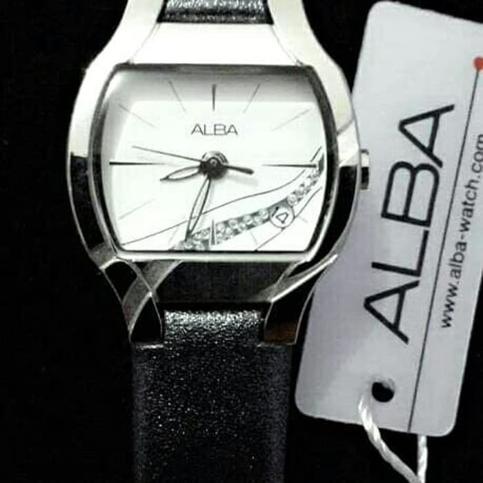 ALBA AXTZ31 JAM TANGAN WANITA ORIGINAL AXTZ31X1 STRAP LEATHER KOTAK